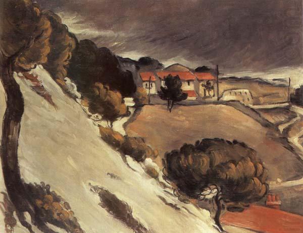 Paul Cezanne Fonte des neiges a l Estaque china oil painting image